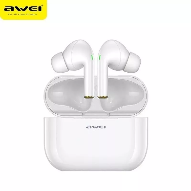 Auscultadores Bluetooth Awei T29 TWS branco