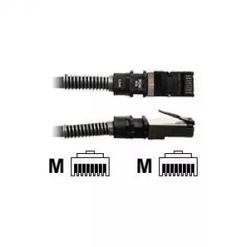 Cabo de rede PatchSee PCI6-F/16 RJ-45 Cat6a 4,9 m preto
