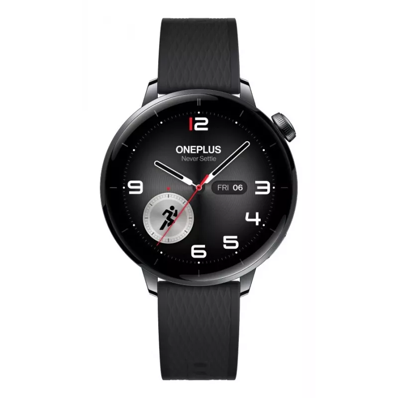 OnePlus Watch 3 smartwatch, 43 mm, AMOLED de 1,32 polegadas, GPS, preto