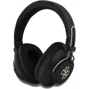 GUESS Wireless Bluetooth Headset 4G Metal Logo preto, GUBHS72P4FC4MK, universal (GUBHS72P4FC4MK)
