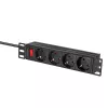 Régua de tomadas LogiLink 25,40 cm (10