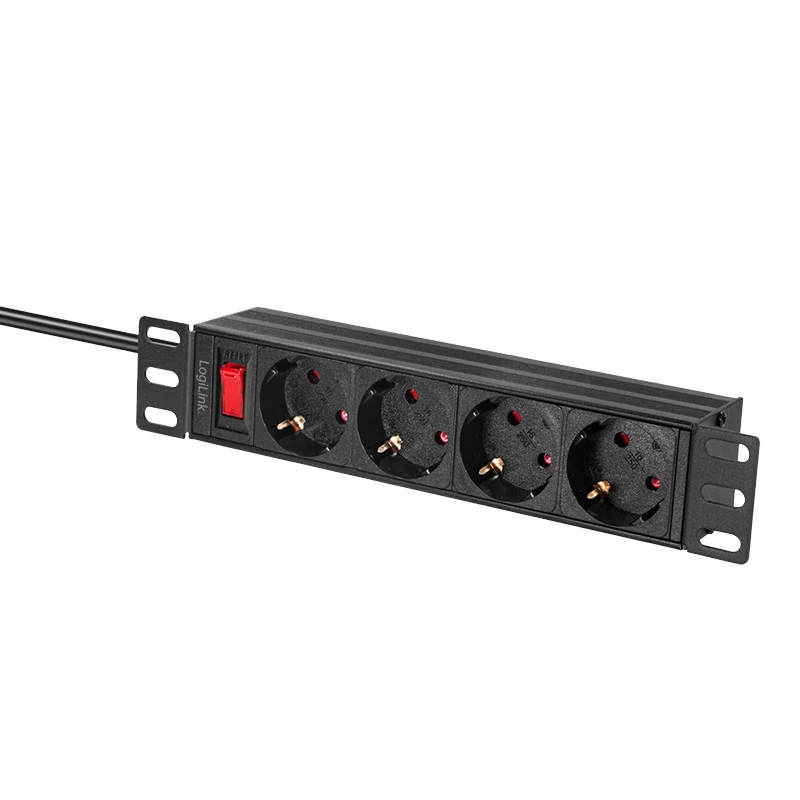 Régua de tomadas LogiLink 25,40 cm (10