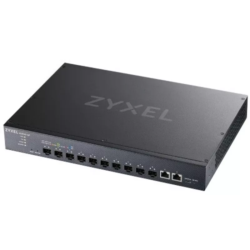 Switch de rede Zyxel XS1935-12F-ZZ0101F — 12 portas, Smart Managed, 10x 10G SFP+ e 2x 10G RJ45