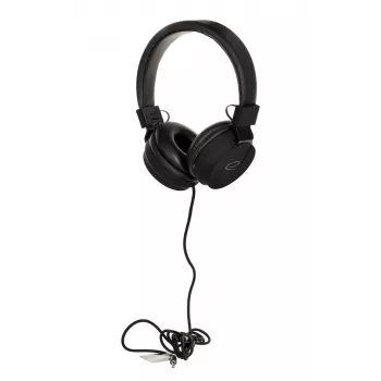 Auscultadores ESPERANZA BONGO EH212K — com fios, arco de cabeça, 20–20000 Hz, cabo de 1,5 m, preto