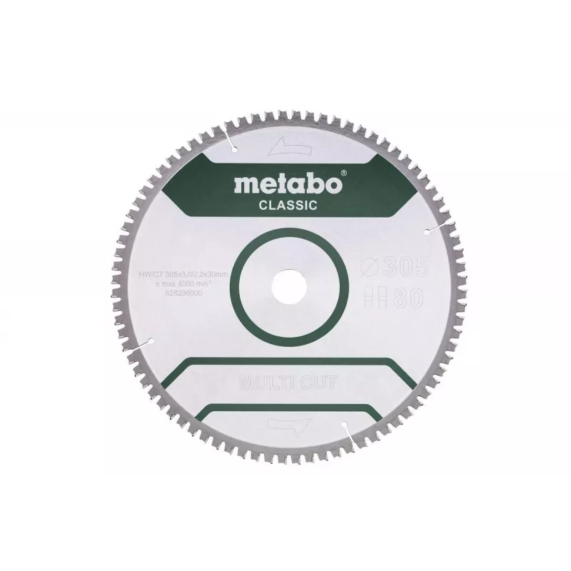 Disco de serra circular Metabo 628286000 30,5 cm