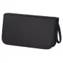 Bolsa Hama em nylon 104 CDs, 104 discos, preto, nylon
