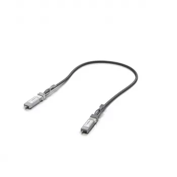Cabo InfiniBand/fibra ótica Ubiquiti UACC-DAC-SFP28-0,5M preto