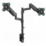 ONKRON G140-B Suporte de secretária para monitores de 13-32 polegadas, preto