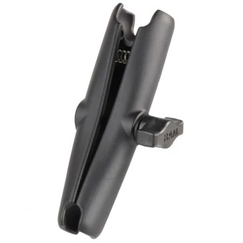 Braço de suporte de dupla tomada para tablet/dispositivo RAM Mounts RAM-B-201U-C, alumínio, esfera 2,54 cm, altura 152,4 mm, preto