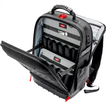 Bolsa de ferramentas Knipex X18 37 bolsas preto vermelho tecido plástico
