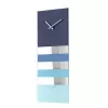 NeXtime Relógio 2855bl Bold Stripes, 38x19 cm, parede, azul