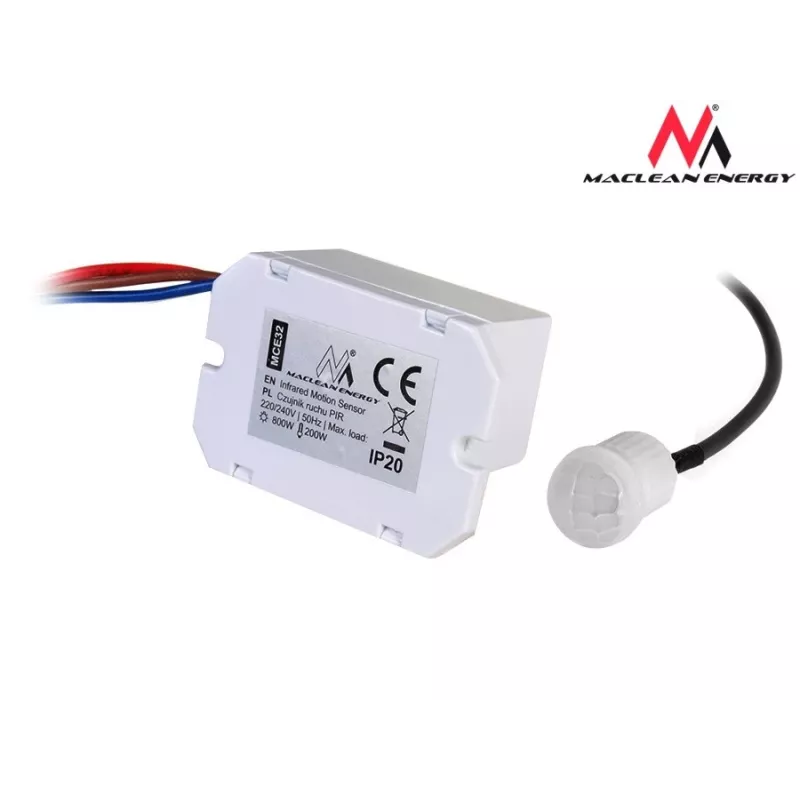 Detetor de movimento sensor infravermelho passivo Maclean MCE32