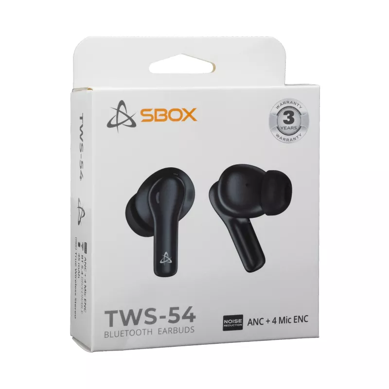 Auscultadores SBOX EB-TWS54 preto