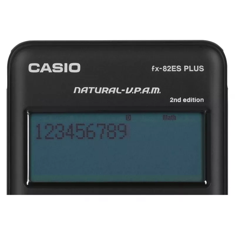 Casio FX-82ES PLUS-2 calculadora científica de bolso, 252 funções, 77 x 162 mm, preta