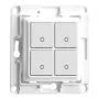Interruptor de parede Shelly 4 branco tipo de controlo botões compatibilidade Shelly 1 Shelly i4 Shelly 2.5 série Shelly Plus