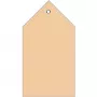 Etiquetas de envio HERMA 6070 80x150 mm com ilhó de plástico e canto dobrado