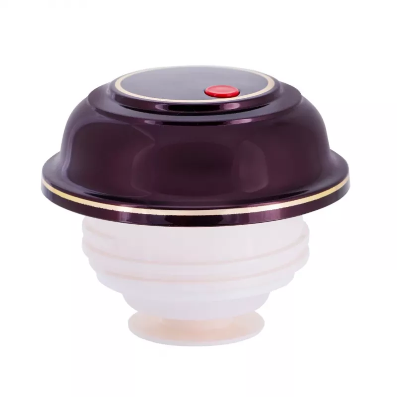 Garrafa isotérmica ROTPUNKT 330-16-04-0 1 L, vermelho cereja, mantém quente 24 h, frio 36 h
