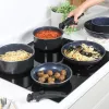 Conjunto de panelas Russell Hobbs RH03321EU7 — 8 peças, antiaderente, apto para máquina de lavar loiça