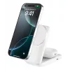 Belkin UltraCharge 25W Qi2 base de carregamento sem fios dobrável 2 em 1, branca (WIZ038KQWH)