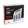 Luz solar LED exterior para número de porta MACLEAN MCE172 – iluminação noturna alimentada por energia solar para visibilidade da morada