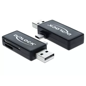 Leitor de cartões DeLOCK 91731 USB 2.0 preto