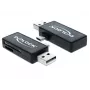Leitor de cartões DeLOCK 91731 USB 2.0 preto