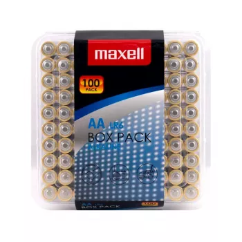 Pilha alcalina MAXELL AA LR6 100 unid. (10x10 unid.)