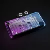 Bloco de refrigeração líquida Alphacool Core RX 9070 XT Swift+ transparente cromado para GPU