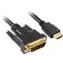 Cabo adaptador Sharkoon - Single Link - HDMI macho para DVI-D macho