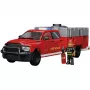 Brinquedo de construção montável Cobi RAM 3500 carro de bombeiros COBI-24612 conjunto modelo 2-em-1