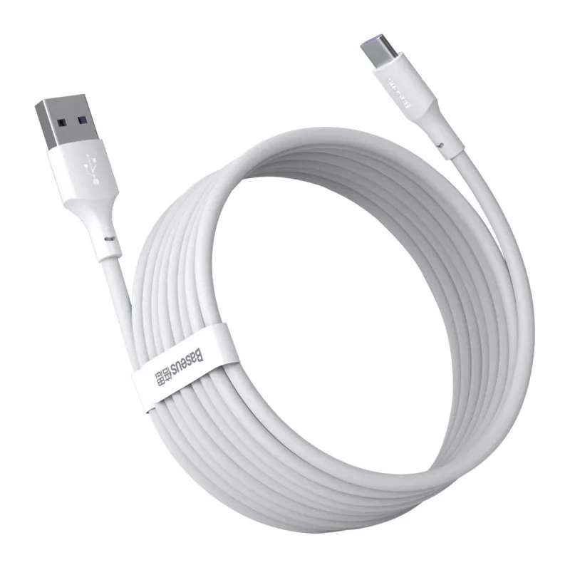 Cabo USB Baseus TZCATZJ-02 1,5 m USB A USB C branco