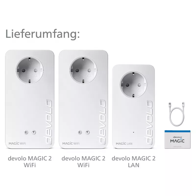 Magic 2 WiFi next Multiroom Kit, Powerline 3 Adaptador