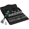 Wera Zyklop Speed 8100 SA 6 conjunto de roquete com pontas e chaves de caixa, 28 pcs.