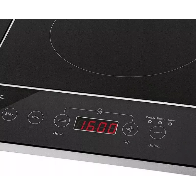 Placa de indução PROFI COOK PC-DKI 1067, 3500W, 2 zonas de cozedura, preta