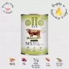 Ollo Plus Colagénio Vaca 400g Lata de comida húmida para cães