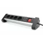 Régua de tomadas Digitus DA-70614 com 2 portas USB