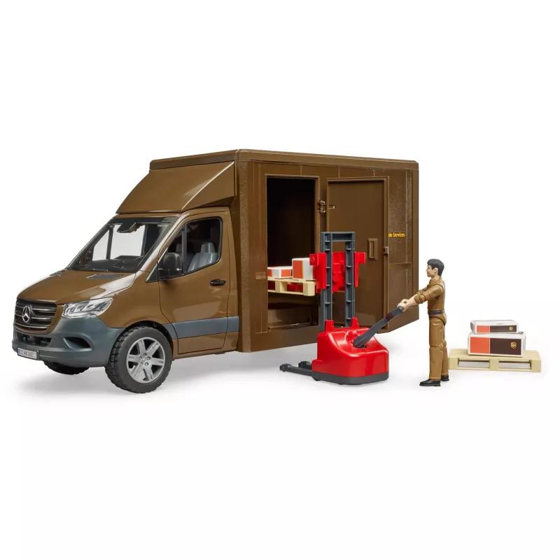 Modelo de furgão BRUDER 02678 pré-montado 1:16