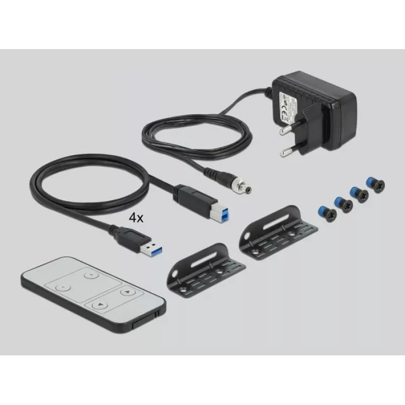 Switch KVM DeLOCK 11484 preto