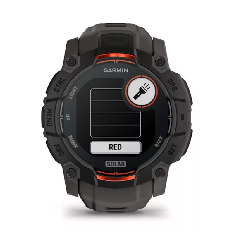 Smartwatch GPS Garmin Instinct 3 Solar 1,3 polegadas MIP 176x176 Ecrã tátil Preto