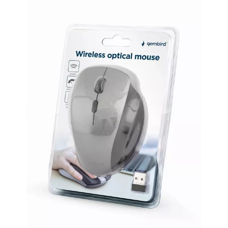 Rato ótico Gembird MUSW-6B-02-BG USB