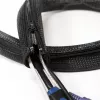 Tubo para cabos LogiLink com fecho de correr, 2,0 m, cinzento em poliéster, resistente à abrasão, à tração e à deformação, resistente ao choque, - 1 unid. (KAB0074)