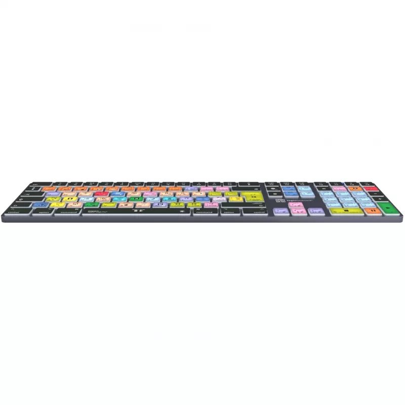 Teclado LogicKeyboard Apple Logic Pro X2 Titan DE Mac — LKB-LOGXP2-TM-DE, layout alemão