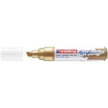 Marcador acrílico Edding 5000 largo ponta bisel dourado 1 unidade