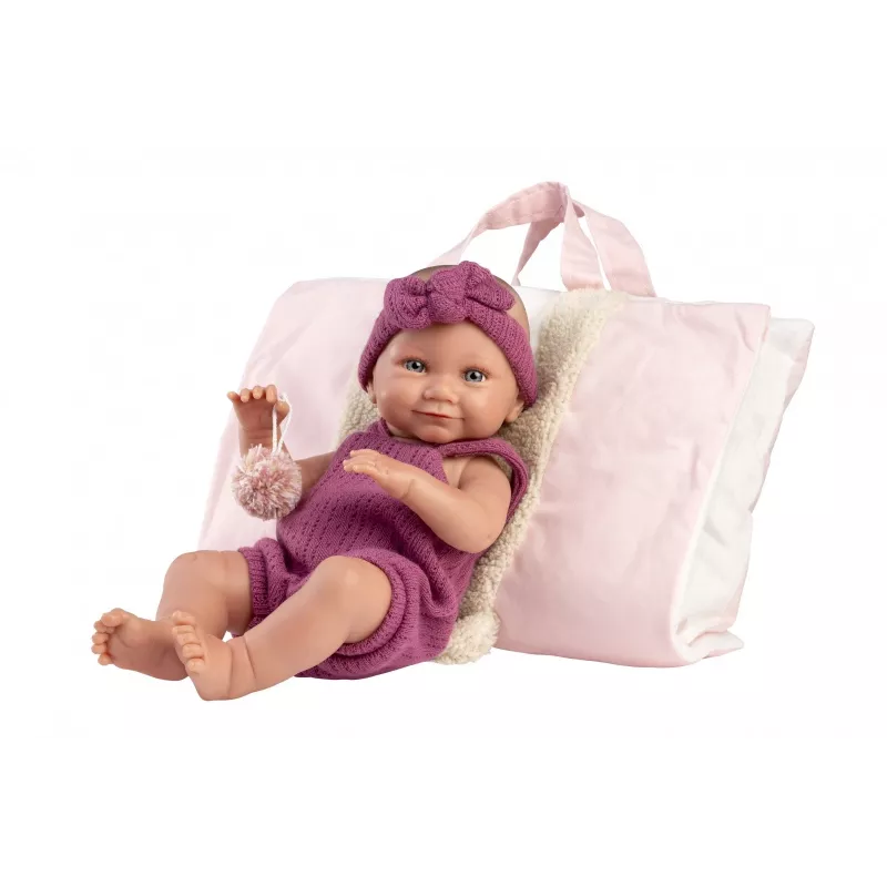 Boneca Llorens 40 cm Boneca bebé de corpo macio com características realistas para brincar e colecionar