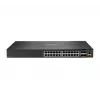 HPE - Série Aruba - Aruba 6300F - Switch - L3 - gerido - 24 x 10/100/1000 + 4 x 1 Gigabit / 10 Gigabit / 25 Gigabit / 50 Gigabit SFP56 (Uplink / Stacking) Frente e lado para trás