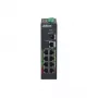 Switch DAHUA DH-LR2110-8ET-120 L2 8x Fast Ethernet (10/100) PoE, 48–57V, 8,8 Gbit/s, MAC 8000, preto