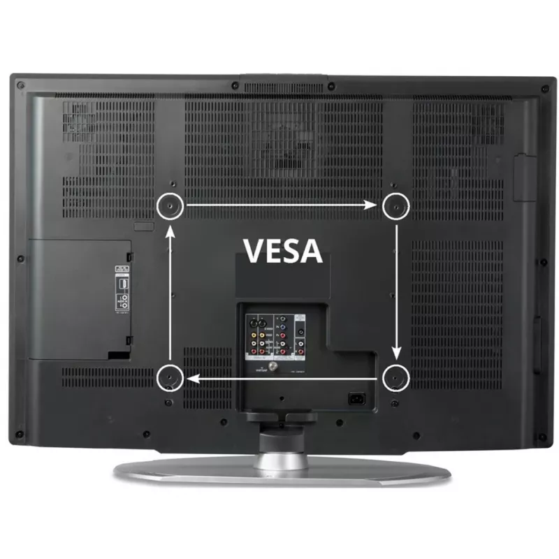 Adaptador VESA Goobay Wentronic para suporte de parede de TV, preto – para ampliar as medidas VESA de um suporte de parede de TV (63267)