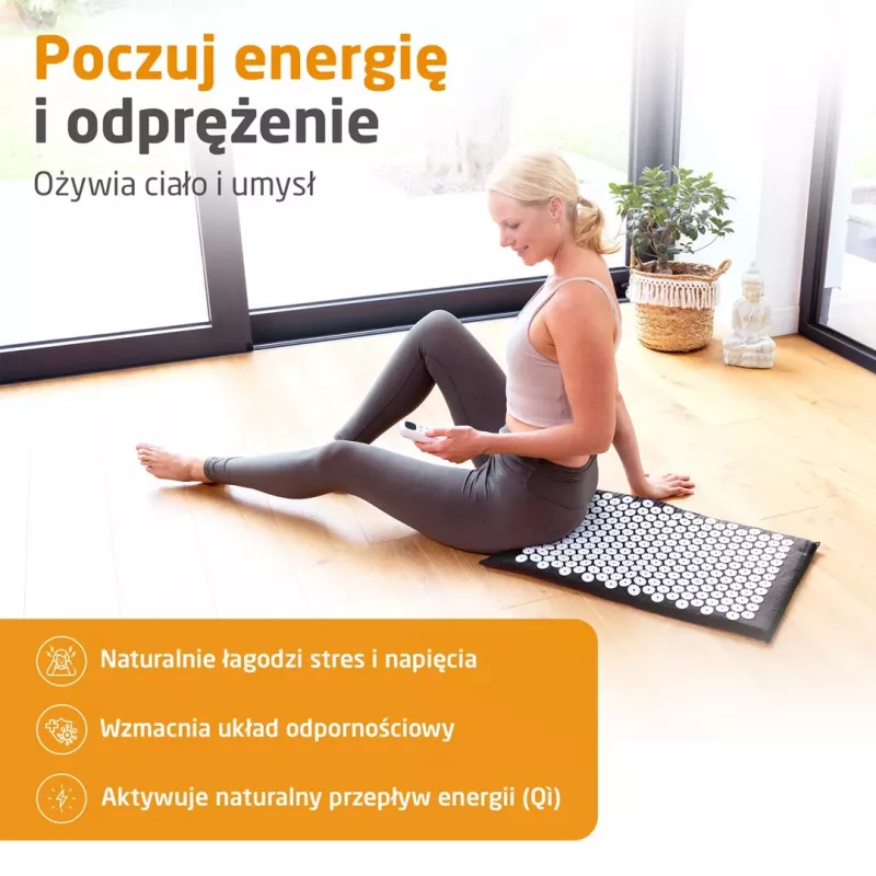 Medisana MM 100 Tapete de acupressão com função de aquecimento