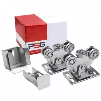 PSG 60.00P.70 conjunto de carros para portões deslizantes para calha 70x70x4 mm