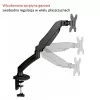 Suporte de secretária ART com mola a gás para 1 monitor